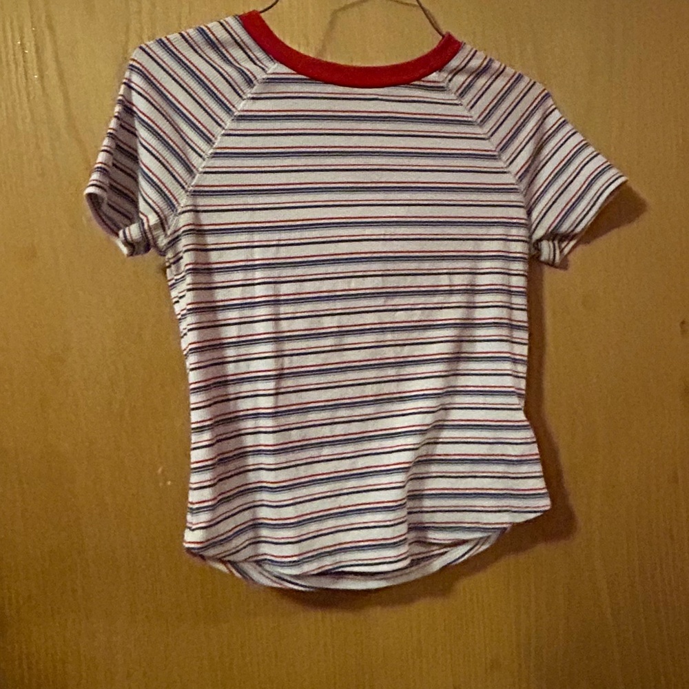 Red white and blue crop top